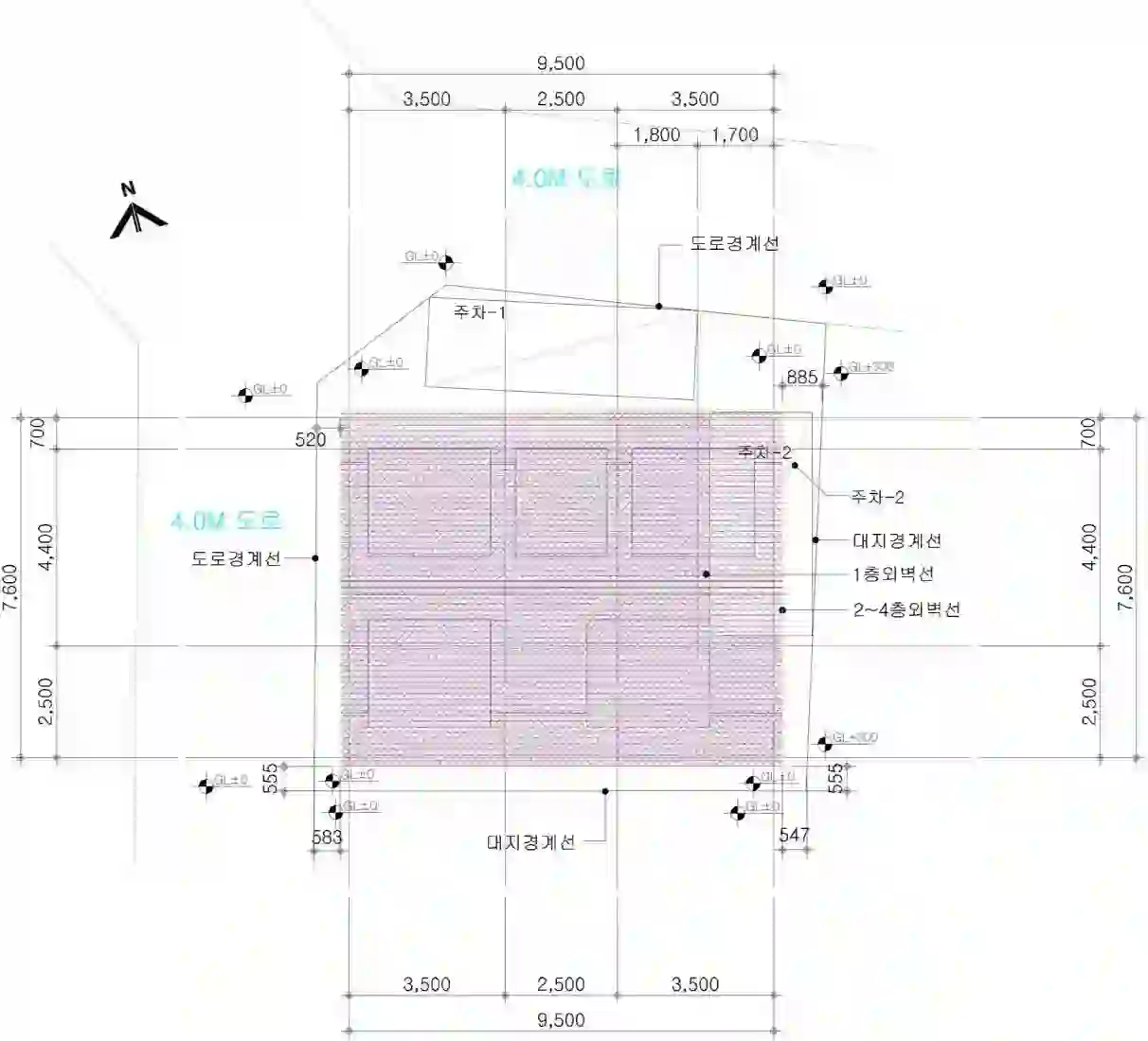 풍납동 499-4 배치도 이미지